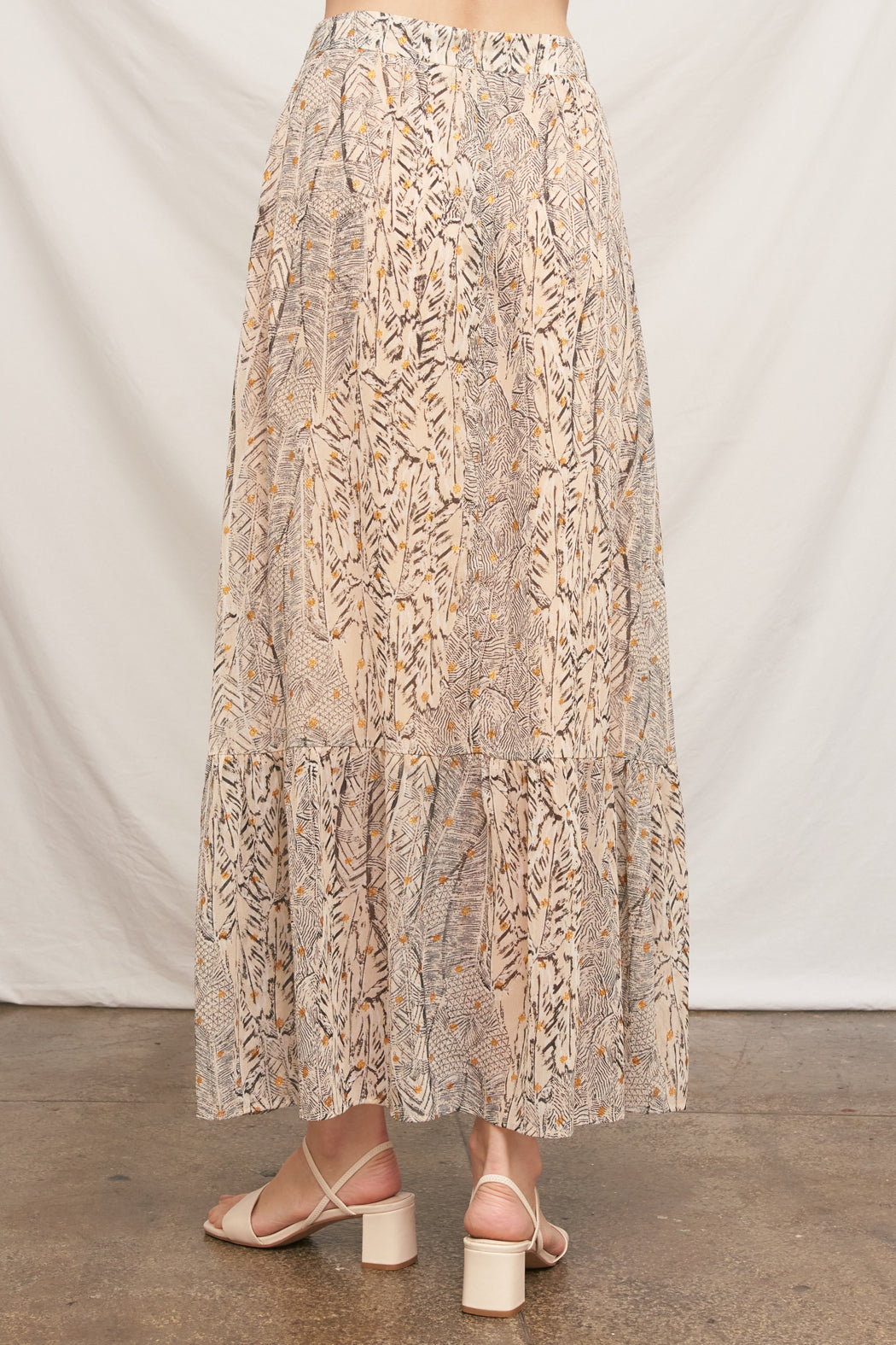 Norma Maxi Lurex Skirt
