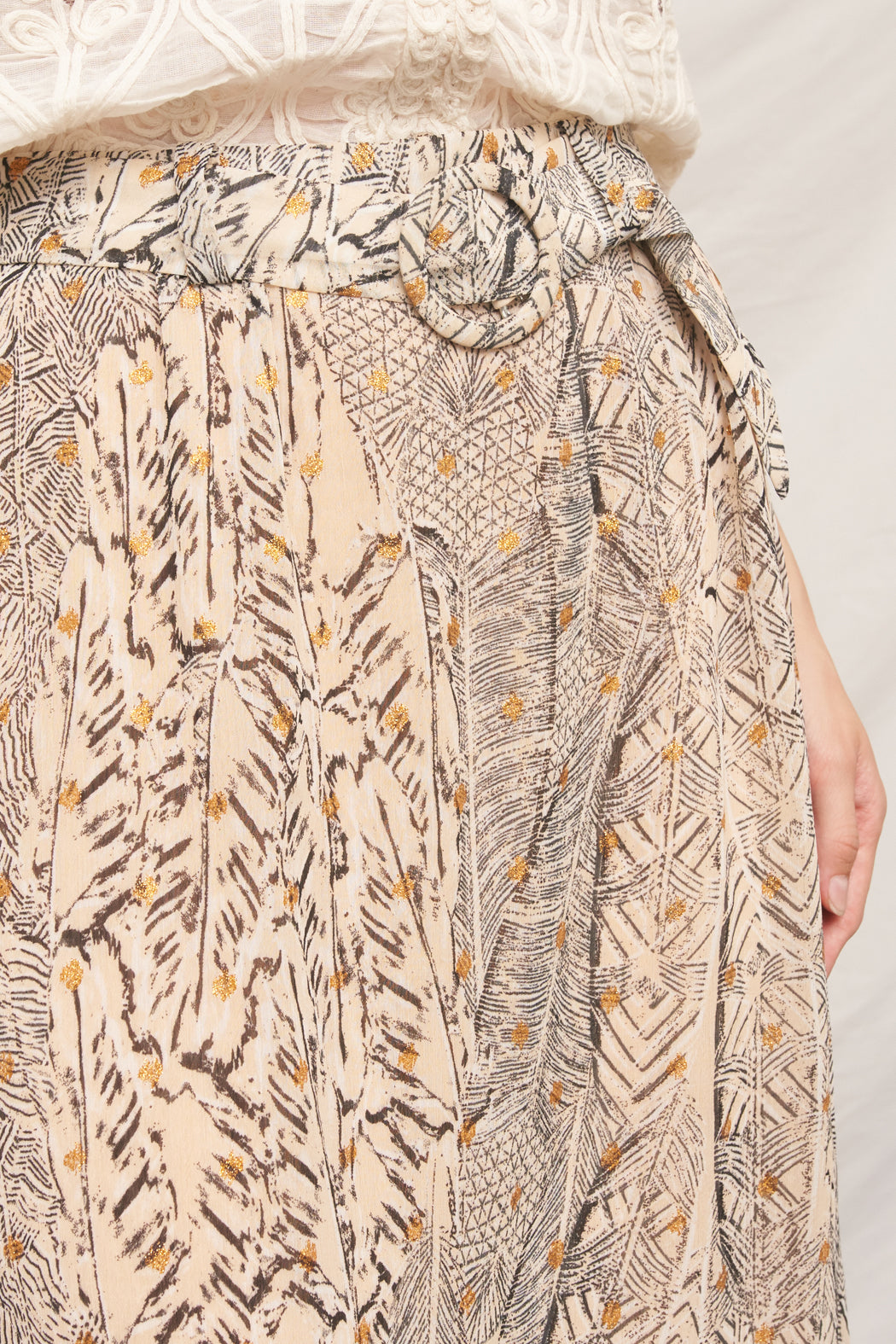 Norma Maxi Lurex Skirt