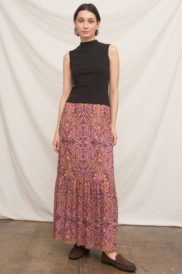 Roxana Paisley Skirt
