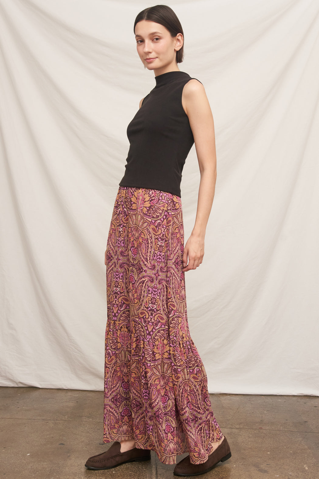 Roxana Paisley Skirt
