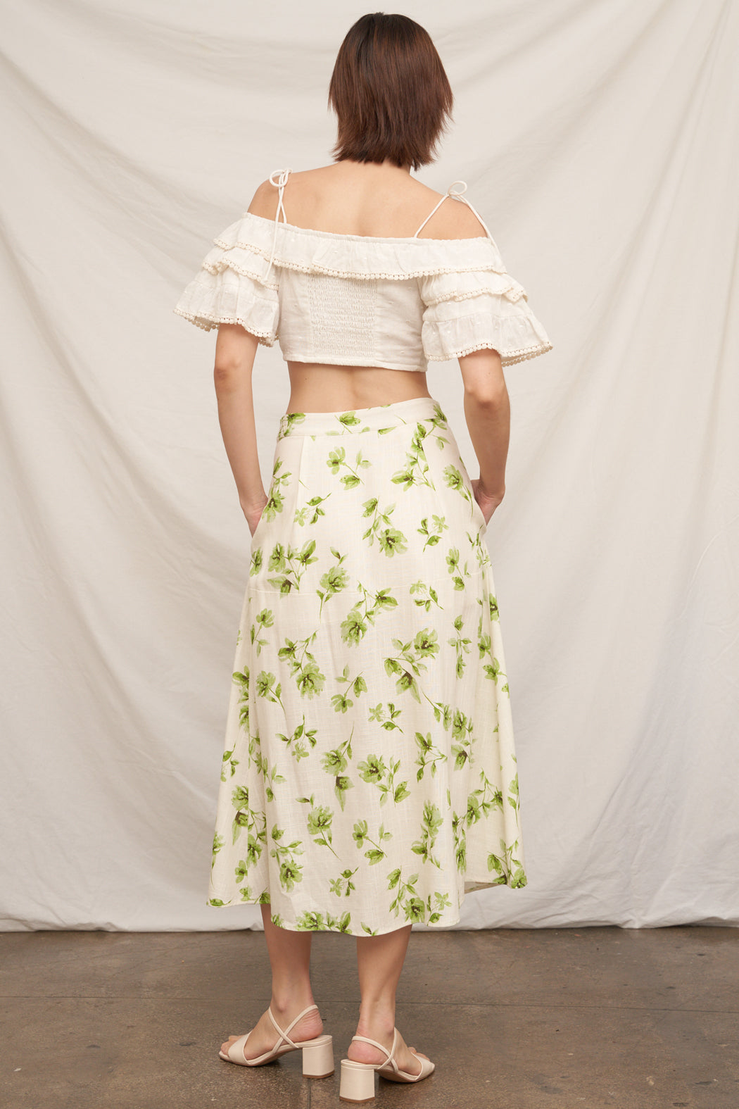 Chloe Fleur Midi Skirt