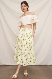 Chloe Fleur Midi Skirt