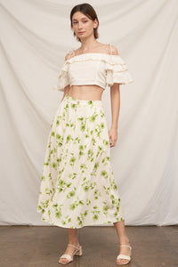 Chloe Fleur Midi Skirt