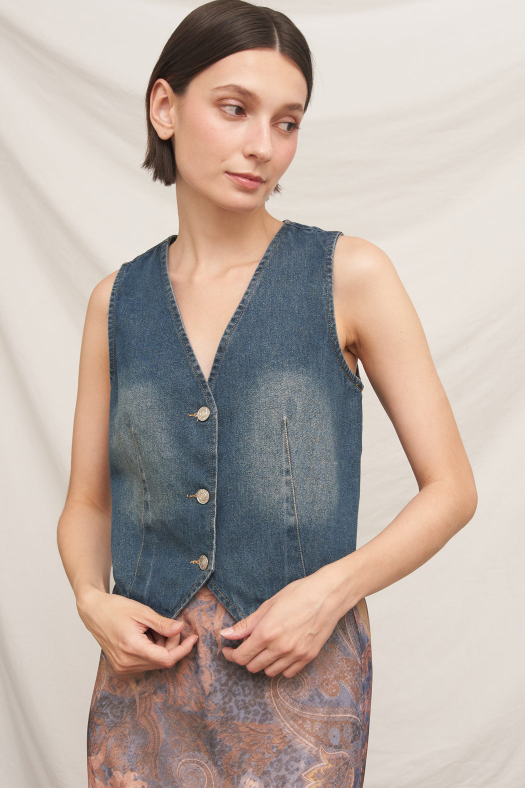 Casper Denim Vest