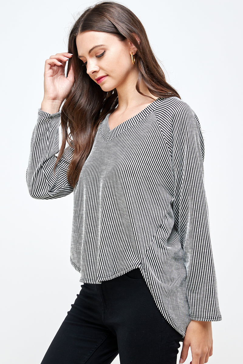 Riley Striped Oversized Sweater