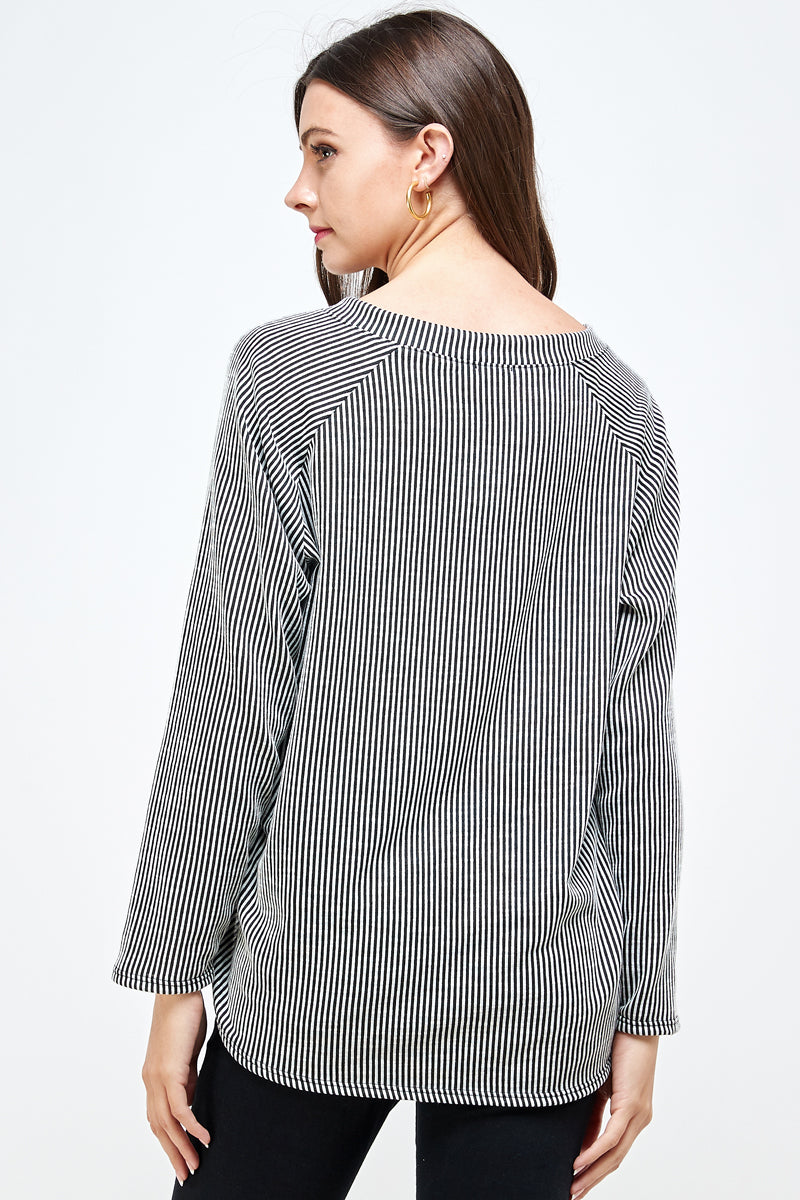 Riley Striped Oversized Sweater