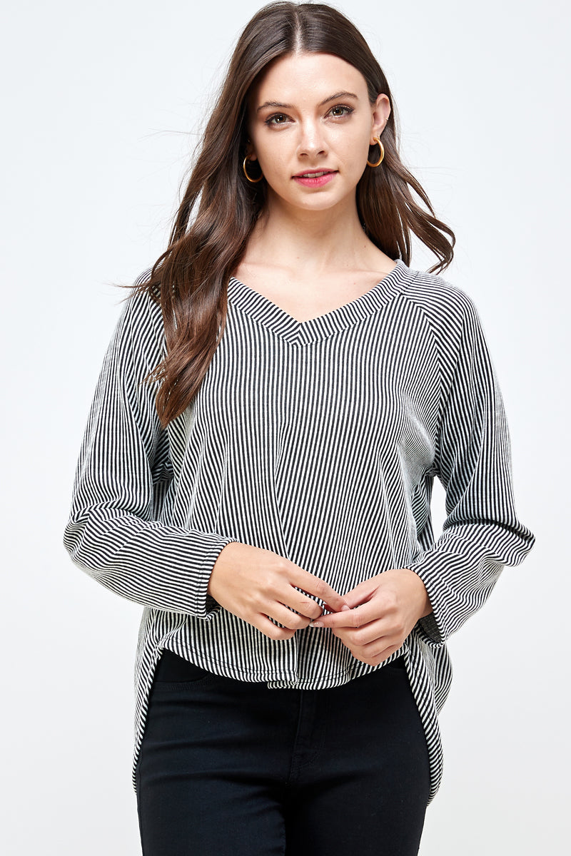 Riley Striped Oversized Sweater