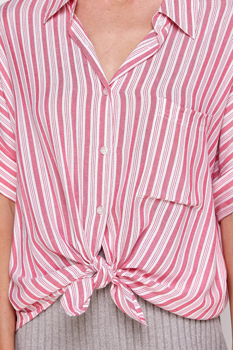 Rebecca Striped Button Down