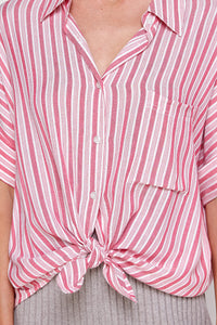 Rebecca Striped Button Down