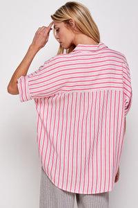 Rebecca Striped Button Down