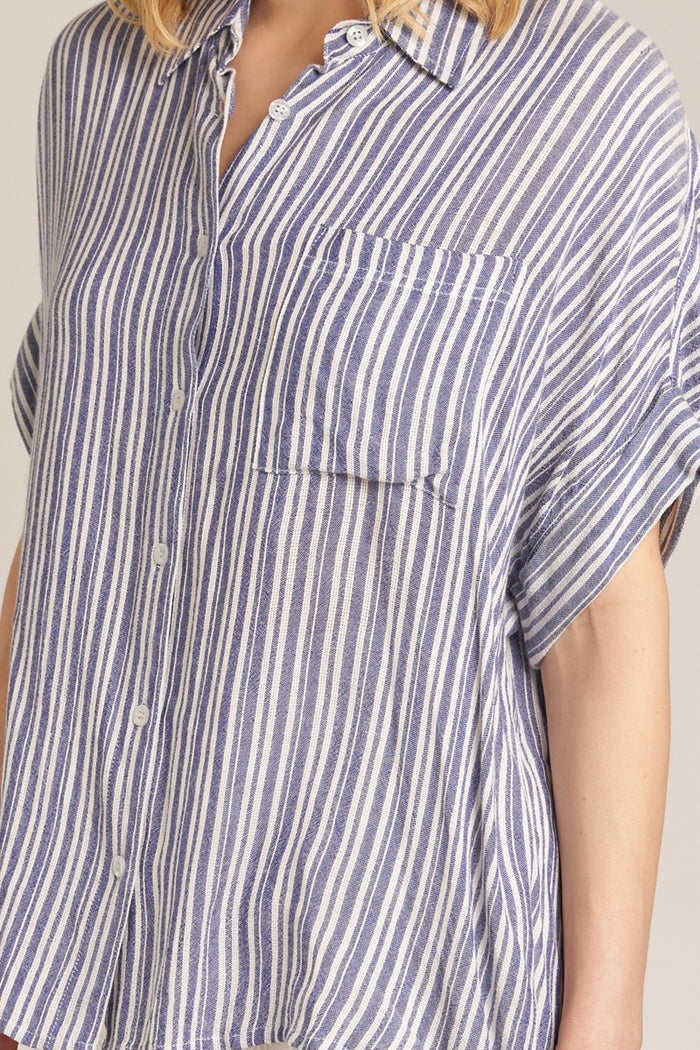 Eri Striped Button Down Shirt