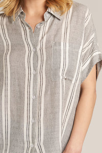 Untitled Thoughts Striped Shirt