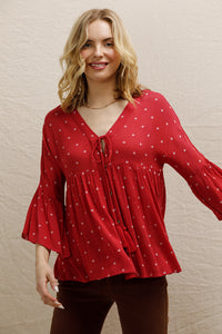 Emily Dotted Blouse