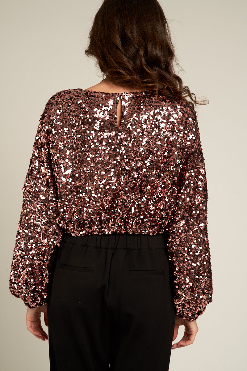 Lera Sequin Top