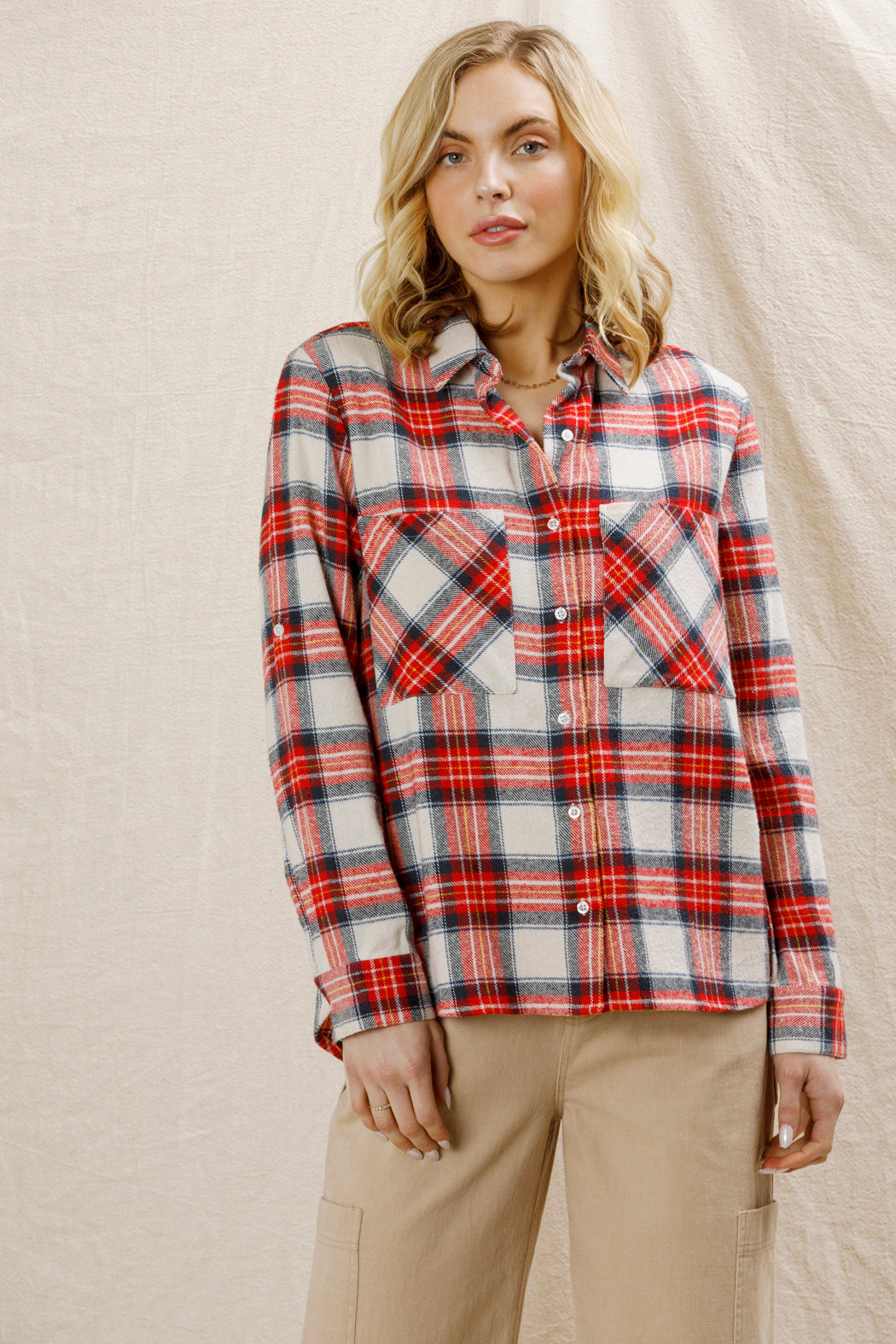 Angie Plaid Shirt