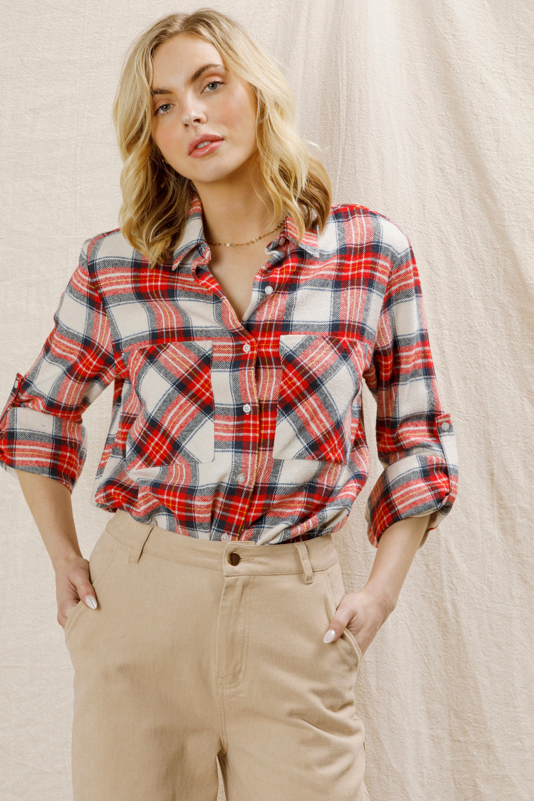 Angie Plaid Shirt