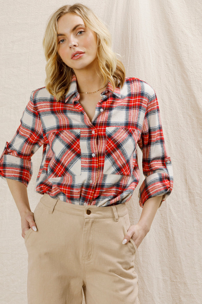 Angie Plaid Shirt