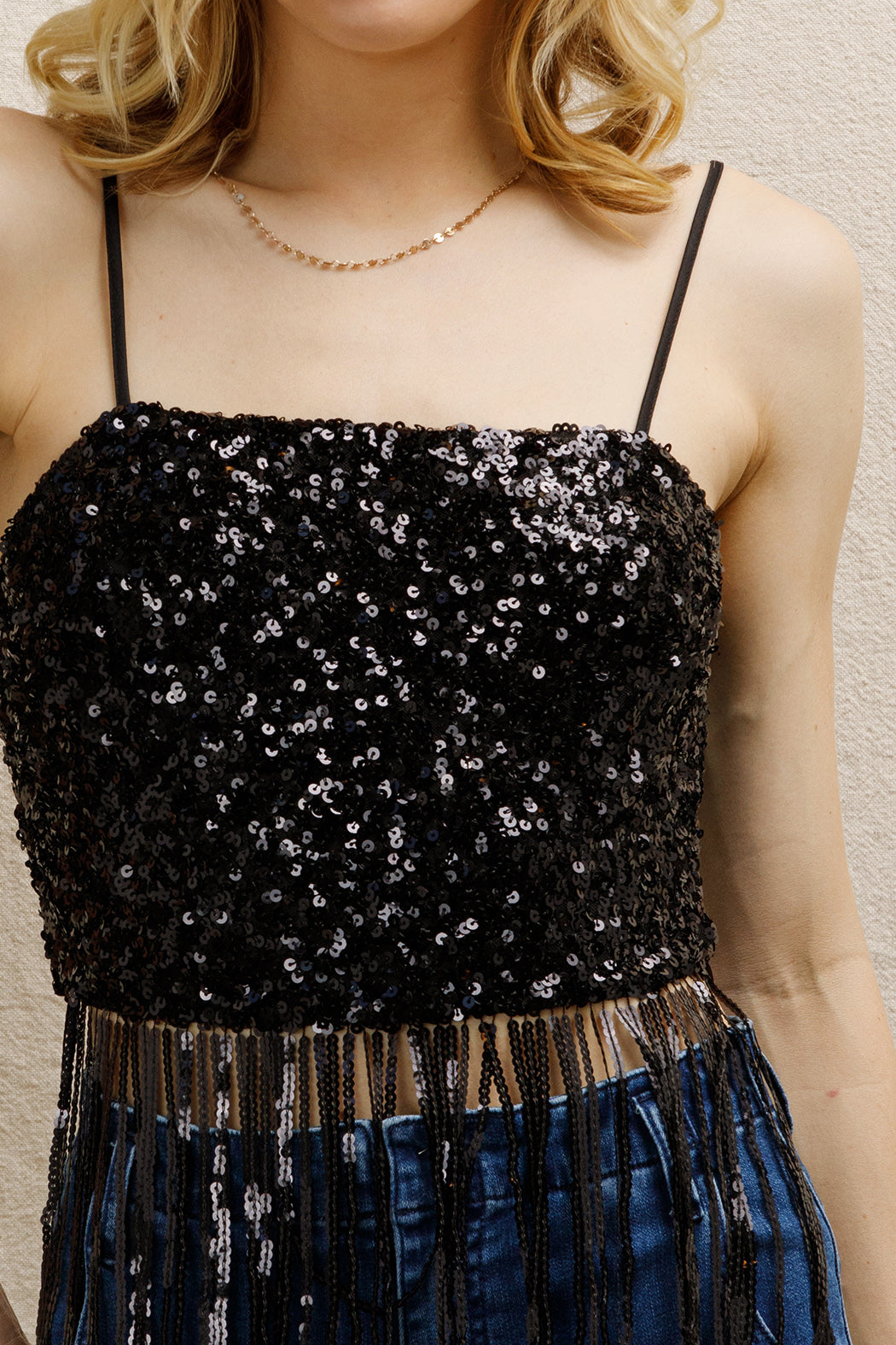 Taylor Sequin Top