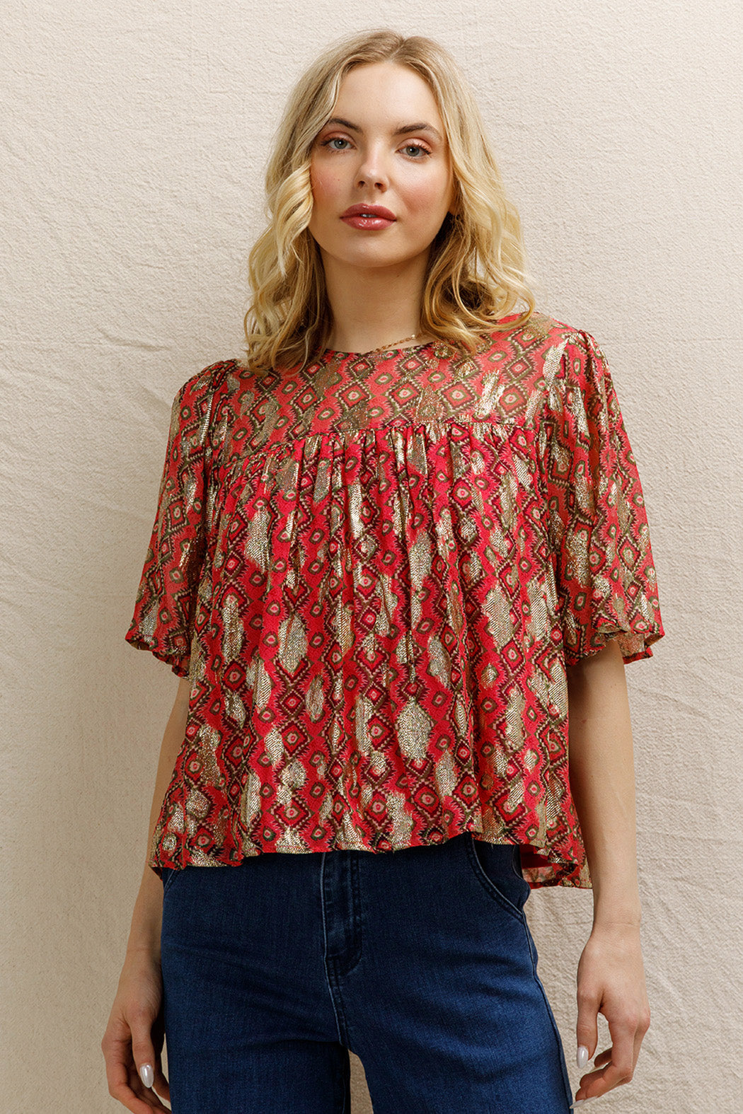 Dana Lurex Blouse