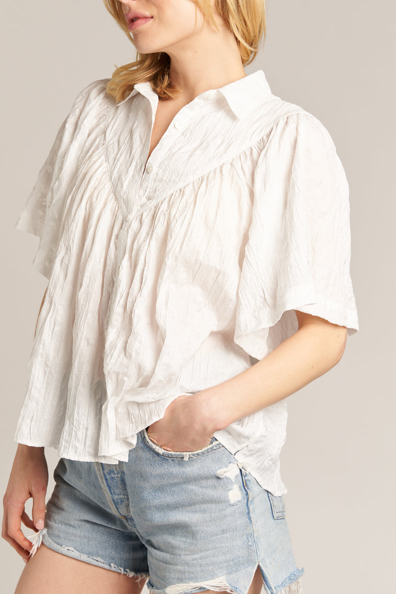 Freya Fan Sleeve Blouse