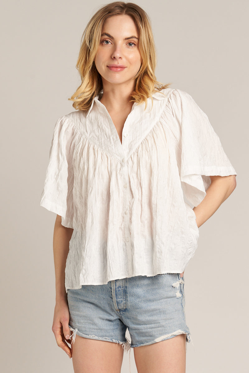 Freya Fan Sleeve Blouse