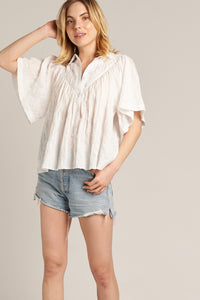 Freya Fan Sleeve Blouse