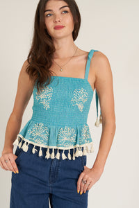 Bluebell Shoulder Tie Top