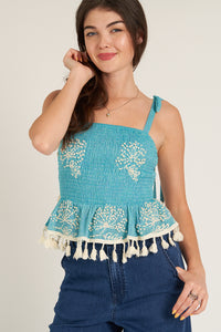 Bluebell Shoulder Tie Top