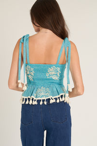 Bluebell Shoulder Tie Top