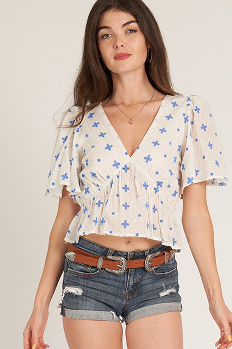 Camille Flutter Blouse