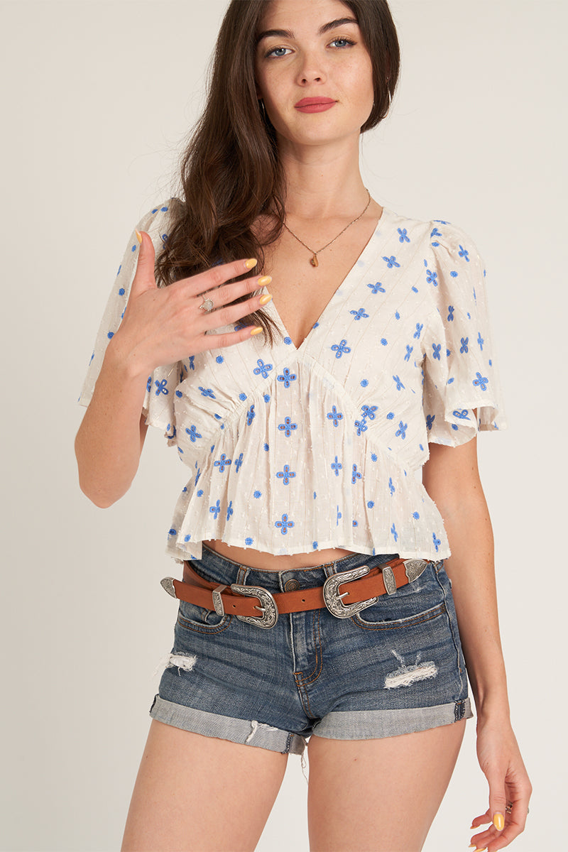 Camille Flutter Blouse