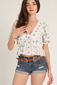 Camille Flutter Blouse