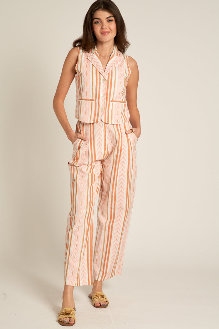 Peach Magnolia Pants