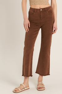 Double Mocha Cropped Jeans