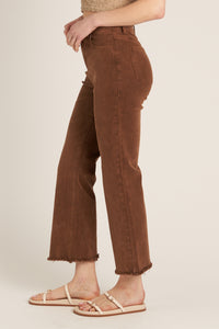 Double Mocha Cropped Jeans