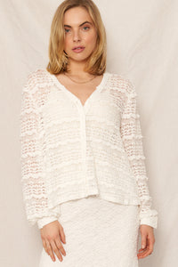 Seraphina Lace Blouse Cardigan