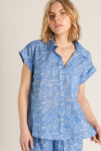 Wavy Baby Short Sleeve Shirt