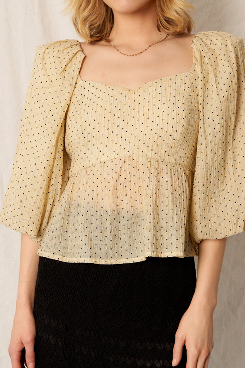 Gisele Polka Dot Blouse