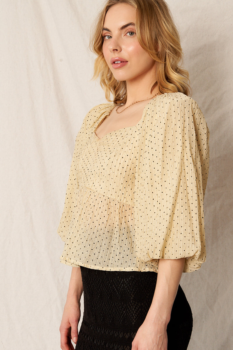 Gisele Polka Dot Blouse