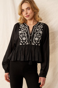 Ponnie Embroidered Top