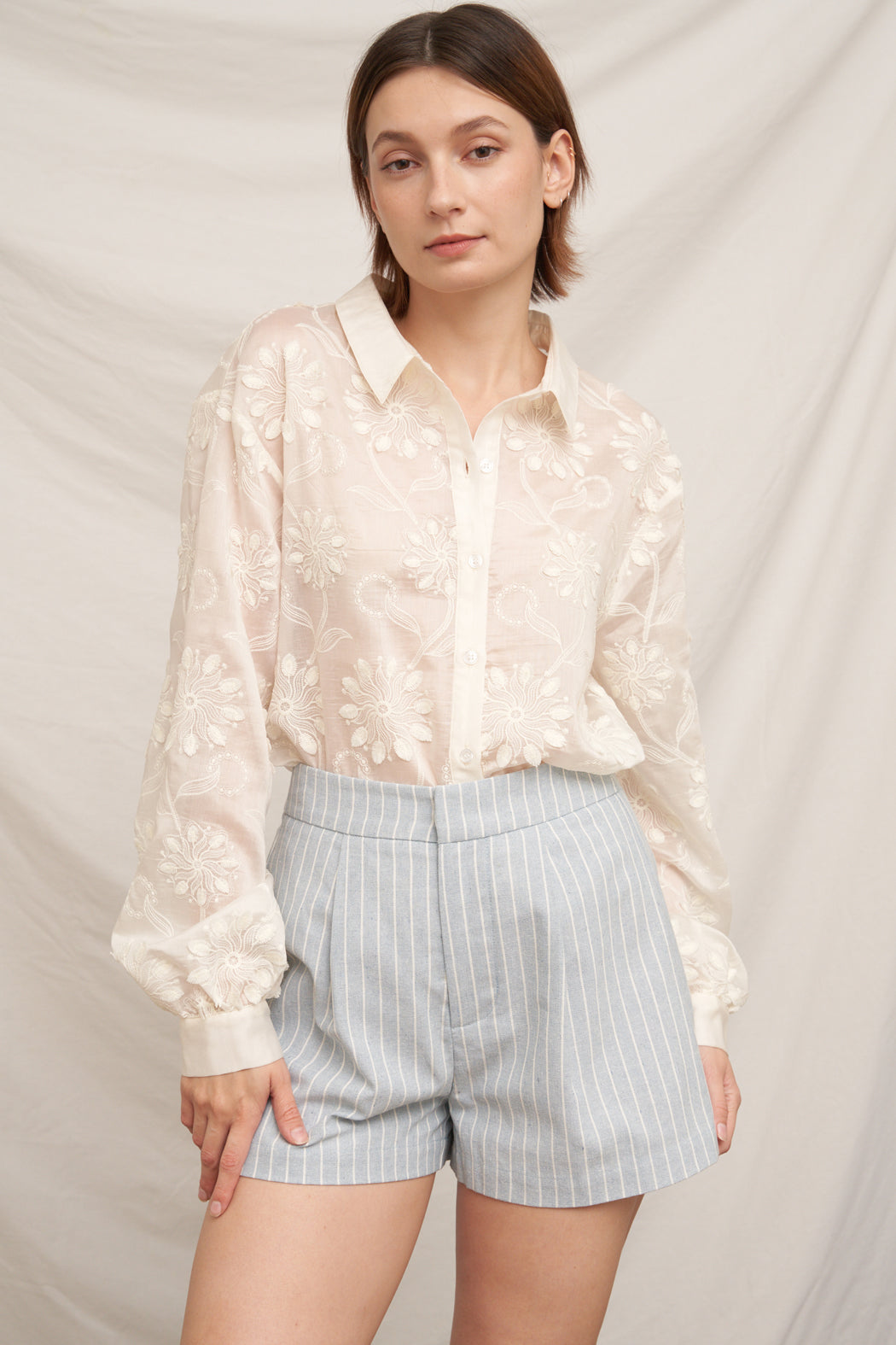 Elisa Embroidered Top