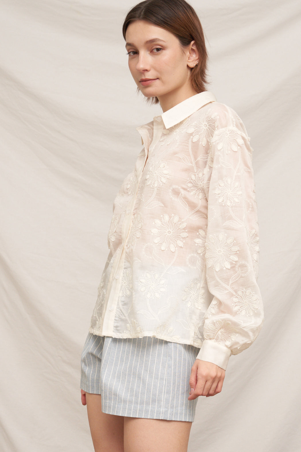 Elisa Embroidered Top