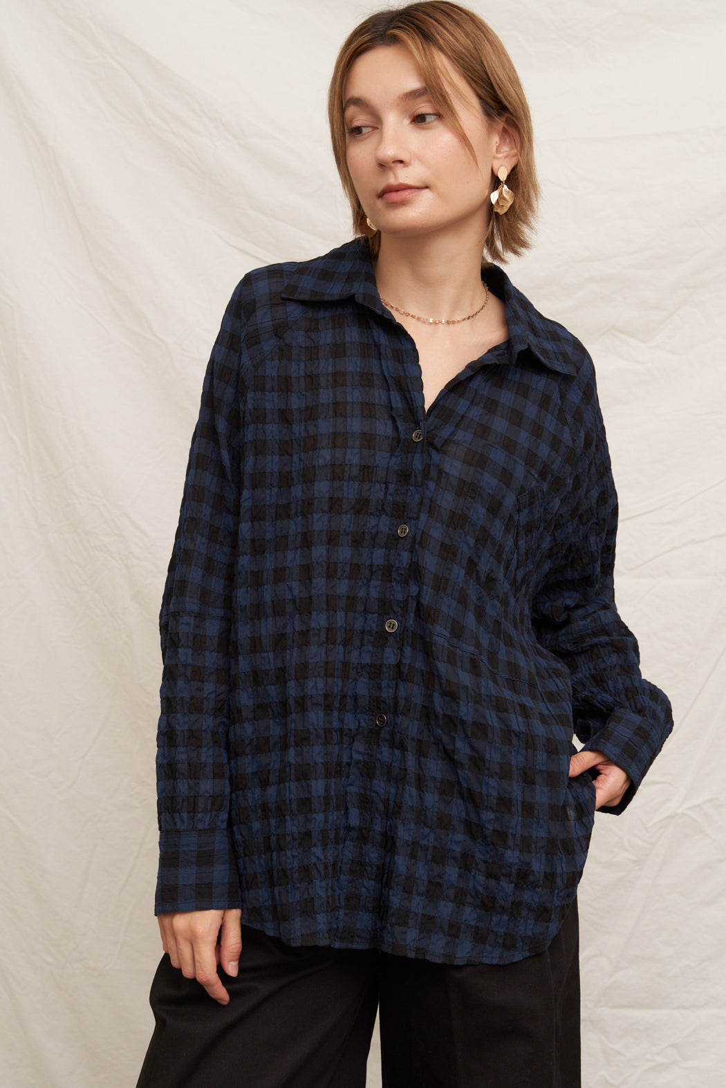 Wanderlust Button Down