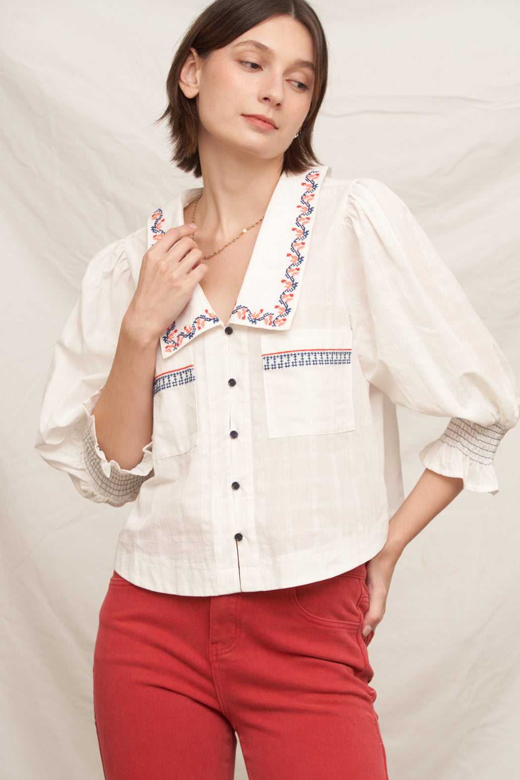 Cotton Candy Sailor Blouse