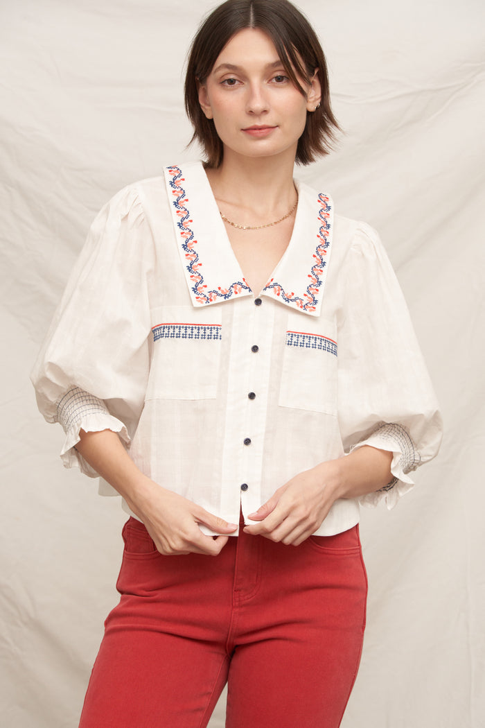 Cotton Candy Sailor Blouse