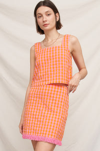 Tangerine Crop Top