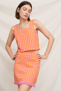 Tangerine Crop Top