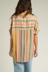 Jenny Striped Button Up