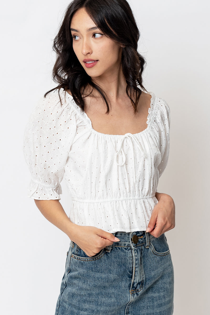 Bonnie Puff Sleeve Top