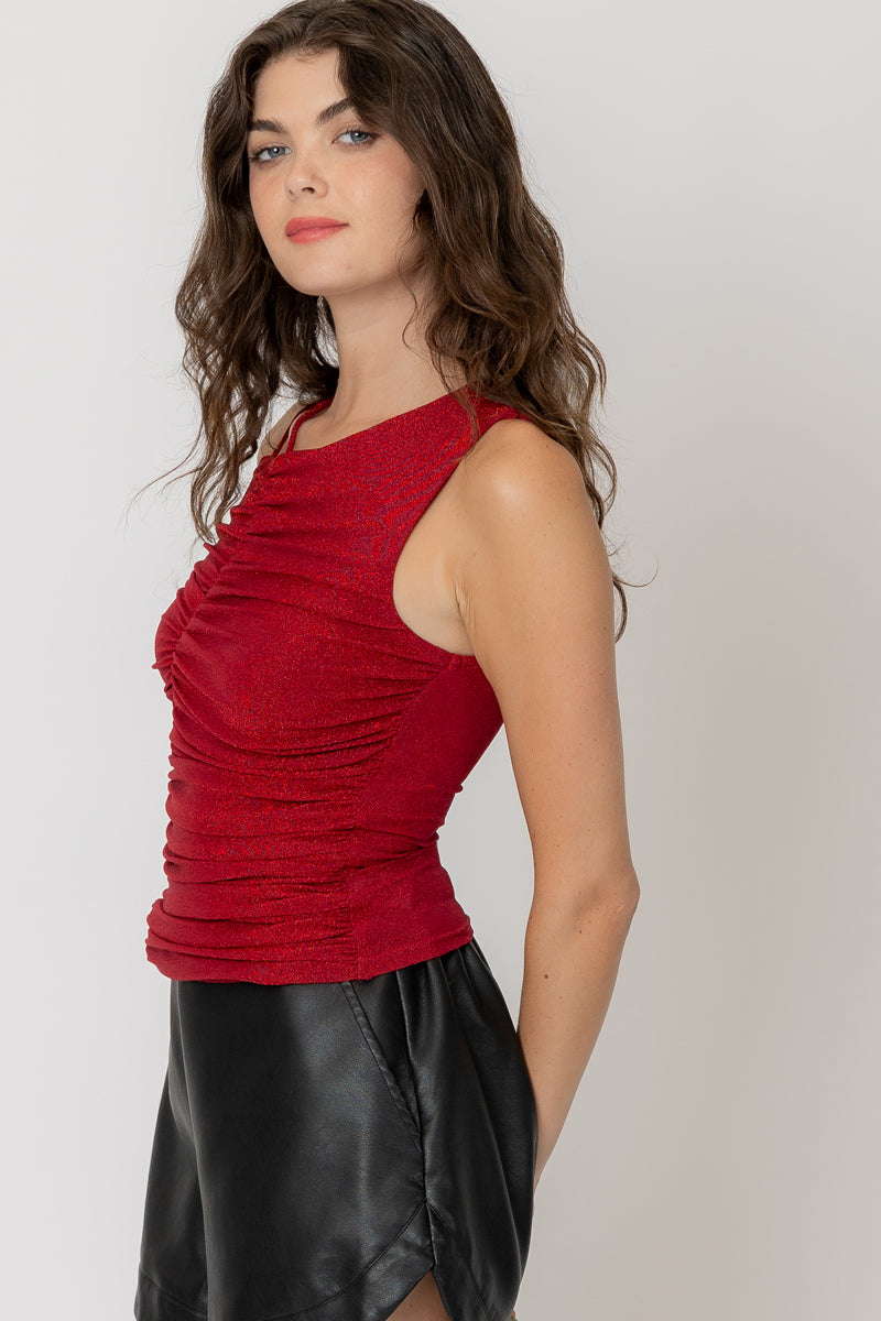 Ruby Asymmetrical Top